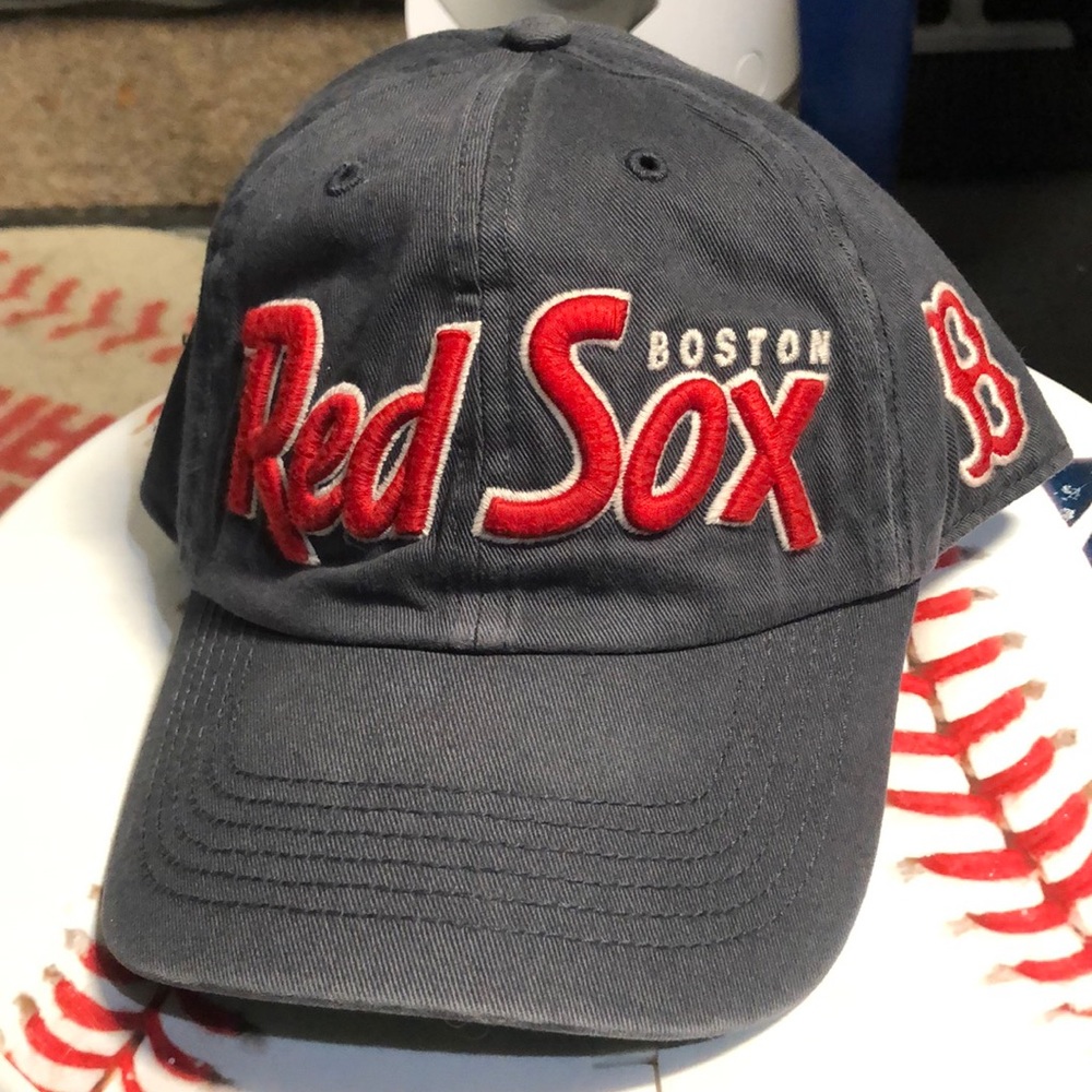 Boston Red Sox MLB Script SnapBack Hat Cap